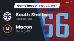Recap: South Shelby  vs. Macon  2017