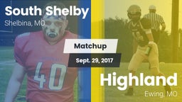 Matchup: South Shelby High vs. Highland  2017