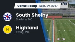 Recap: South Shelby  vs. Highland  2017