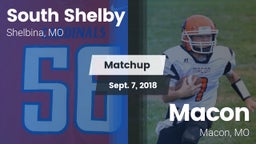 Matchup: South Shelby High vs. Macon  2018