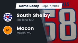 Recap: South Shelby  vs. Macon  2018