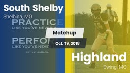 Matchup: South Shelby High vs. Highland  2018