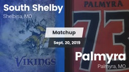 Matchup: South Shelby High vs. Palmyra  2019