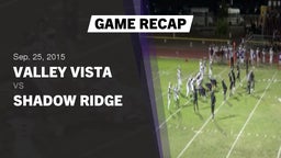 Recap: Valley Vista  vs. Shadow Ridge  2015