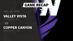 Recap: Valley Vista  vs. Copper Canyon  2016