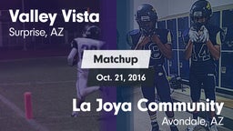 Matchup: Valley Vista High vs. La Joya Community  2016
