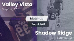 Matchup: Valley Vista High vs. Shadow Ridge  2017