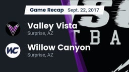 Recap: Valley Vista  vs. Willow Canyon  2017