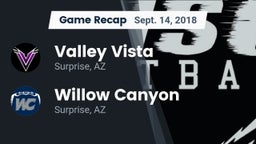 Recap: Valley Vista  vs. Willow Canyon  2018