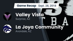 Recap: Valley Vista  vs. La Joya Community  2018