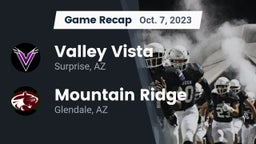 Recap: Valley Vista  vs. Mountain Ridge  2023