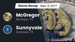 Recap: McGregor  vs. Sunnyvale  2017