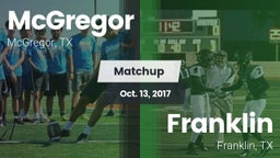 Matchup: McGregor  vs. Franklin  2017