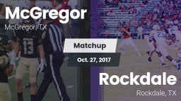 Matchup: McGregor  vs. Rockdale  2017