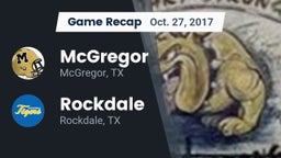 Recap: McGregor  vs. Rockdale  2017