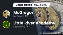 Recap: McGregor  vs. Little River Academy  2017