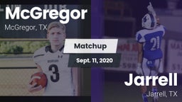 Matchup: McGregor  vs. Jarrell  2020