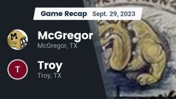 Recap: McGregor  vs. Troy  2023