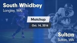 Matchup: South Whidbey High vs. Sultan  2016