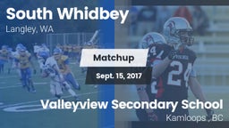 Matchup: South Whidbey High vs. Valleyview Secondary School 2017