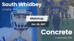 Matchup: South Whidbey High vs. Concrete  2017