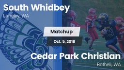 Matchup: South Whidbey High vs. Cedar Park Christian  2018