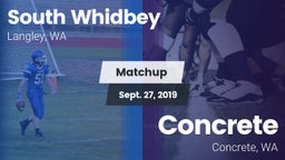 Matchup: South Whidbey High vs. Concrete  2019