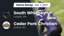 Recap: South Whidbey  vs. Cedar Park Christian  2021