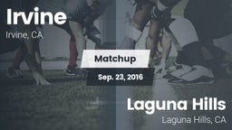 Matchup: Irvine  vs. Laguna Hills  2016