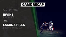 Recap: Irvine  vs. Laguna Hills  2016