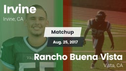 Matchup: Irvine  vs. Rancho Buena Vista  2017