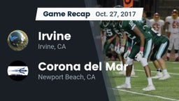 Recap: Irvine  vs. Corona del Mar  2017