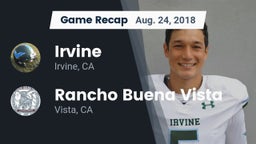 Recap: Irvine  vs. Rancho Buena Vista  2018