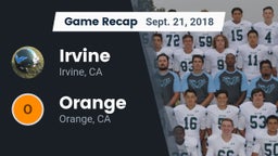 Recap: Irvine  vs. Orange  2018