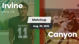 Matchup: Irvine  vs. Canyon  2019