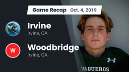 Recap: Irvine  vs. Woodbridge  2019