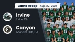 Recap: Irvine  vs. Canyon  2021