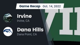Recap: Irvine  vs. Dana Hills  2022