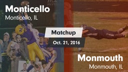 Matchup: Monticello High vs. Monmouth  2016