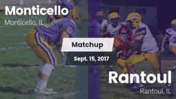 Matchup: Monticello High vs. Rantoul  2017