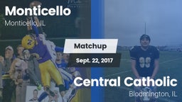 Matchup: Monticello High vs. Central Catholic  2017