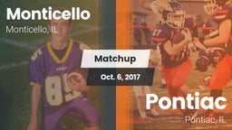 Matchup: Monticello High vs. Pontiac  2017