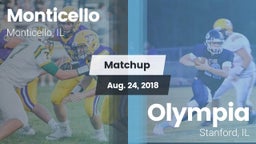 Matchup: Monticello High vs. Olympia  2018