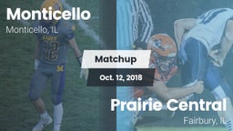 Matchup: Monticello High vs. Prairie Central  2018