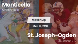 Matchup: Monticello High vs. St. Joseph-Ogden  2018