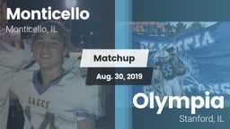 Matchup: Monticello High vs. Olympia  2019