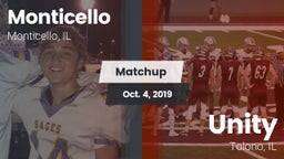 Matchup: Monticello High vs. Unity  2019