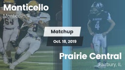 Matchup: Monticello High vs. Prairie Central  2019