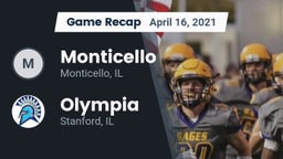 Recap: Monticello  vs. Olympia  2021