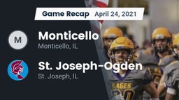 Recap: Monticello  vs. St. Joseph-Ogden  2021